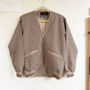 VTG Liner Plaid Bomber Jacket